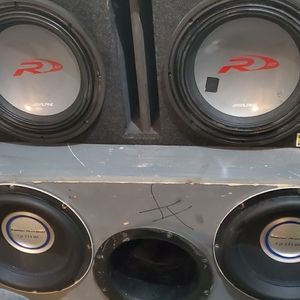 12" subwoofers